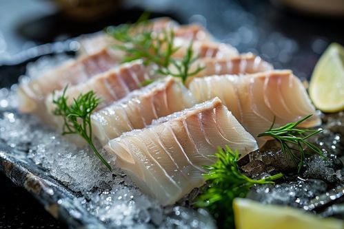 海产品海鲜动物美食鱼片图片摄影图 广告素材 下载至来源处